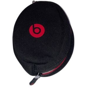 BEATS Soft Black Zippered Case with Key Ring NWOT 7 x 5 x 1.5 inches